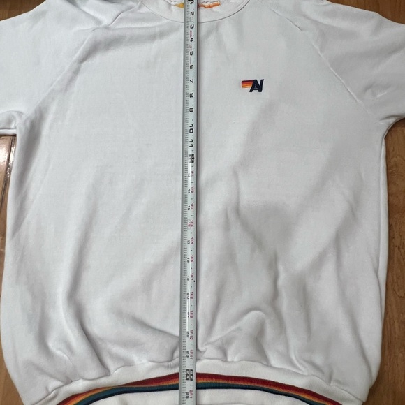 Aviator Nation White Crewneck Sweatshirt Size XLarge - Picture 9 of 10